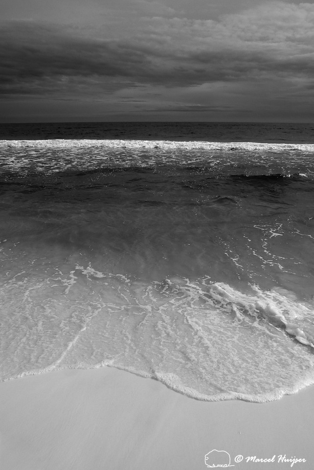 Sand, water and sky (in infrared), Florida, USA