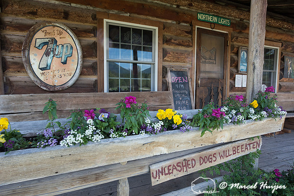 Northern Lights saloon, Polebridge, Montana, USA
