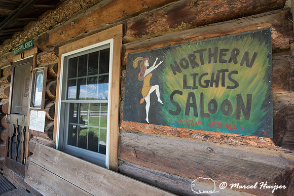 Northern Lights saloon, Polebridge, Montana, USA