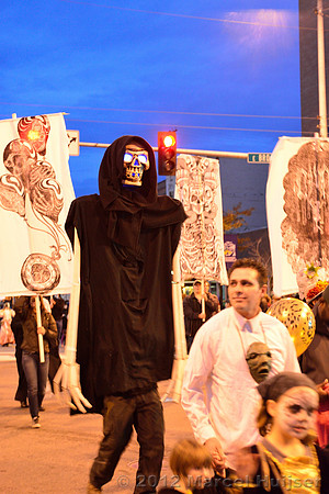 Day of the dead parade 2012, Missoula, Montana, USA