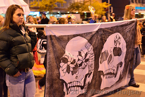 Day of the dead parade 2012, Missoula, Montana, USA
