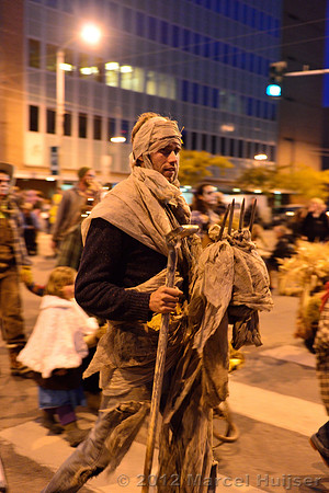 Day of the dead parade 2012, Missoula, Montana, USA