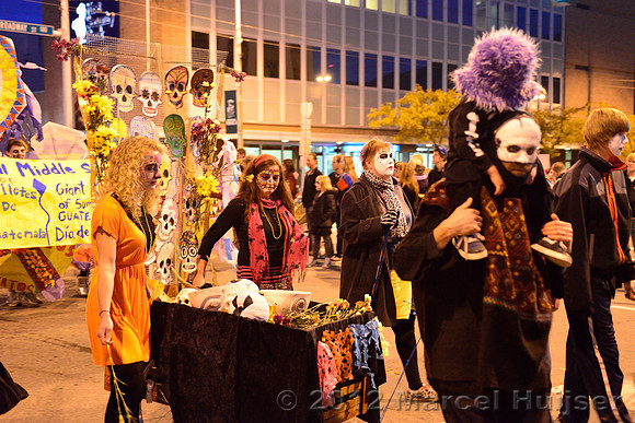 Day of the dead parade 2012, Missoula, Montana, USA