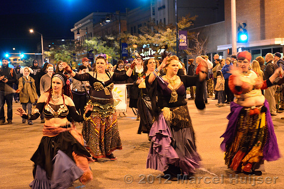 Day of the dead parade 2012, Missoula, Montana, USA
