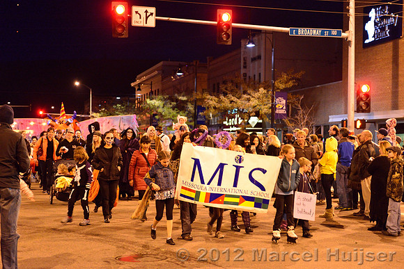 Day of the dead parade 2012, Missoula, Montana, USA