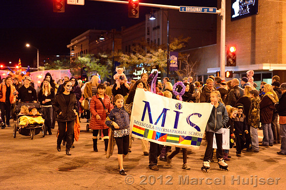 Day of the dead parade 2012, Missoula, Montana, USA