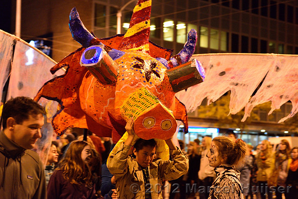 Day of the dead parade 2012, Missoula, Montana, USA