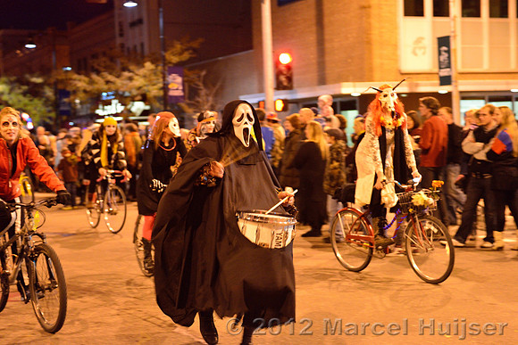 Day of the dead parade 2012, Missoula, Montana, USA