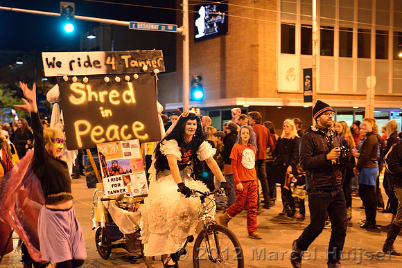Day of the dead parade 2012, Missoula, Montana, USA