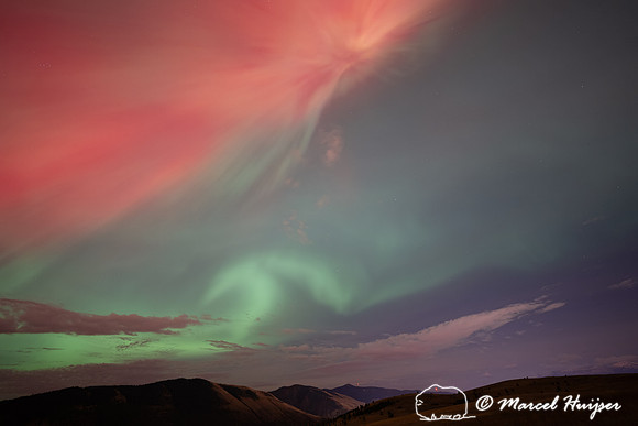 Aurora Borealis (Northern Lights) 11-12 November 2025, Missoula,