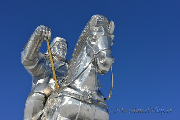 Genghis Khan statue, east of Ulaanbaatar, Mongolia