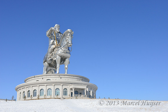 Genghis Khan statue, east of Ulaanbaatar, Mongolia