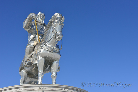 Genghis Khan statue, east of Ulaanbaatar, Mongolia