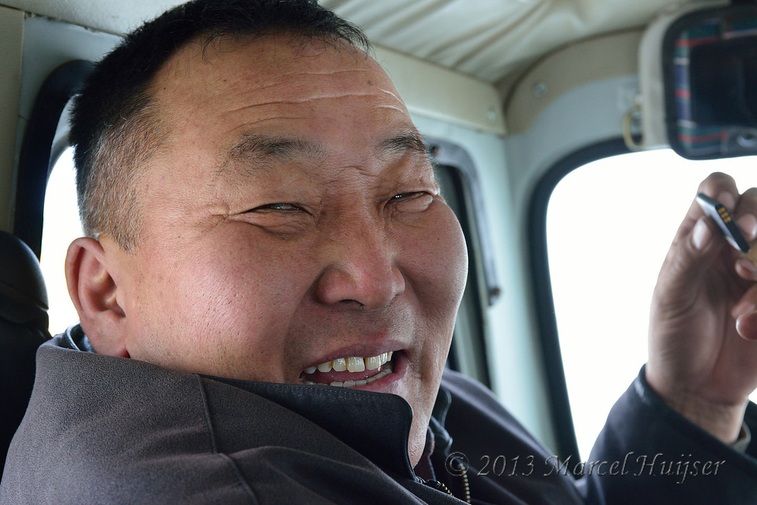 Suuri, our driver and mechanic from Nomadic Journeys Ltd., near Bayan-Adarga, Khentii, Mongolia