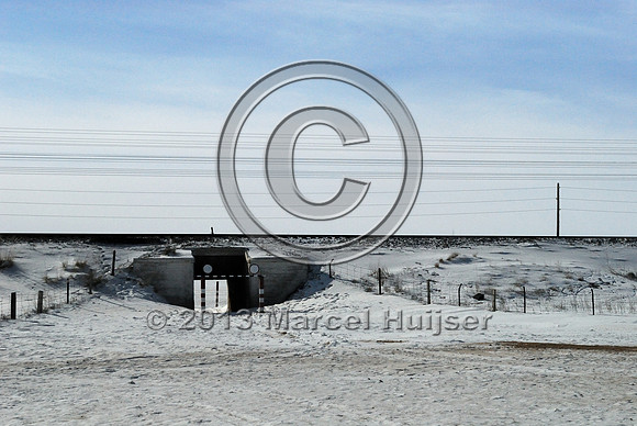 Underpass for livestock and/or water along Trans-Mongolian Railway, between Choyr and Nalayh, Töv / Govisümber, Mongolia