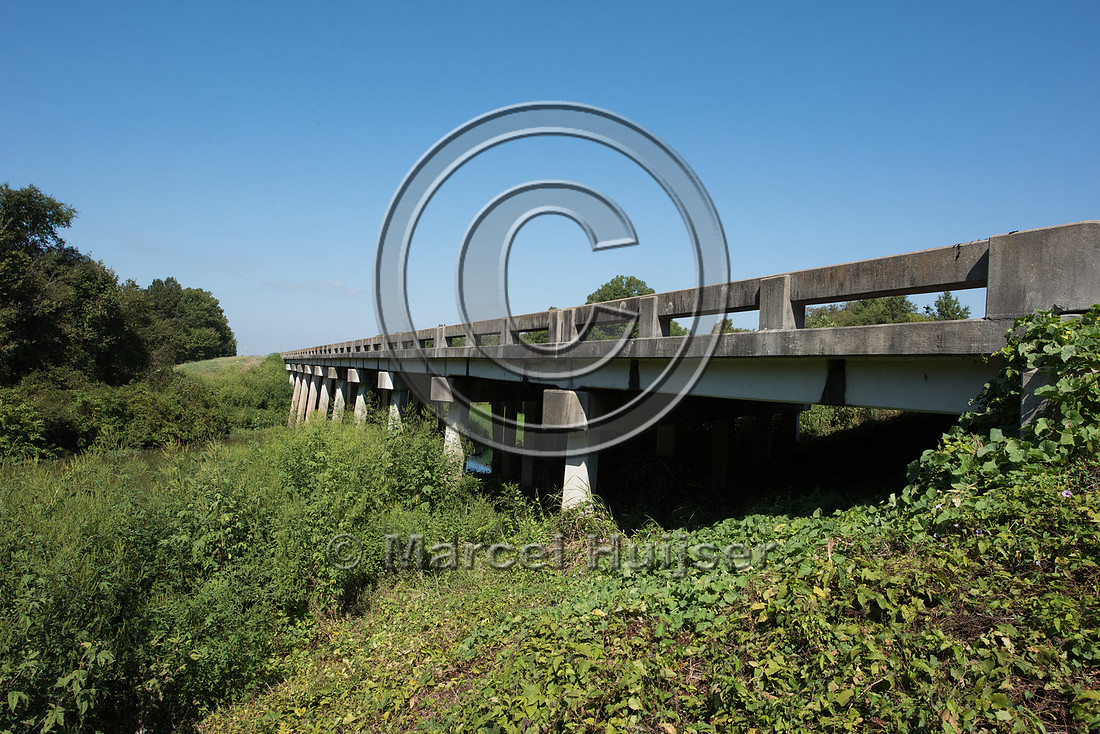 Multifunctional bridge near Tensas River National Wildlife Refug