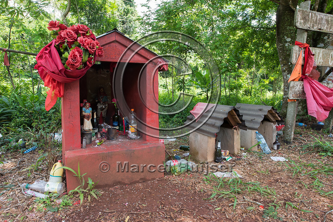 Roadside shrine, Puerto Iguazú, Misiones,Argentina