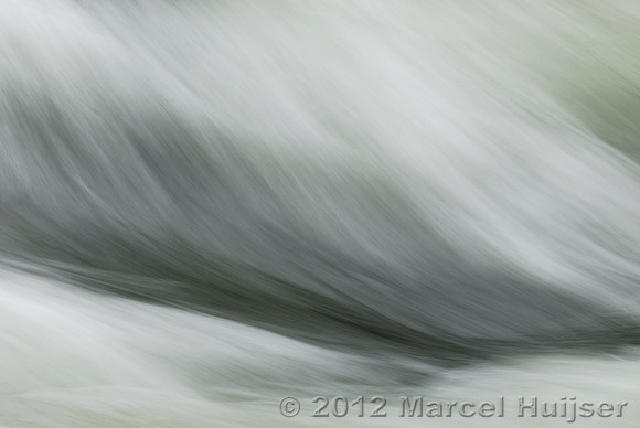 Abstract of waves in the Lochsa River during spring runoff, Idaho, USA