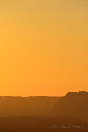 LIMITED EDITION Ridges after sunset, Yavapai Point, South Rim, Grand Canyon National Park, Arizona, USA