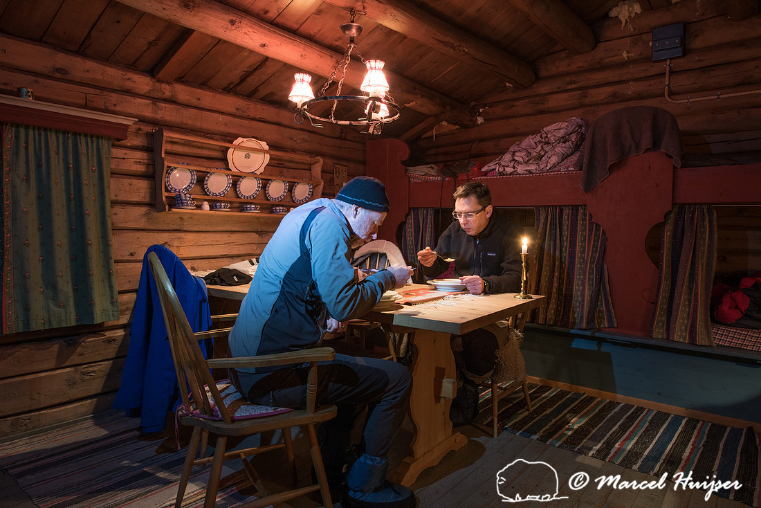 Our cabin at Hotel Folldal Fjellstue before entering the area wi