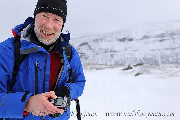 Marcel Huijser in Dovrefjell National Park, Norway