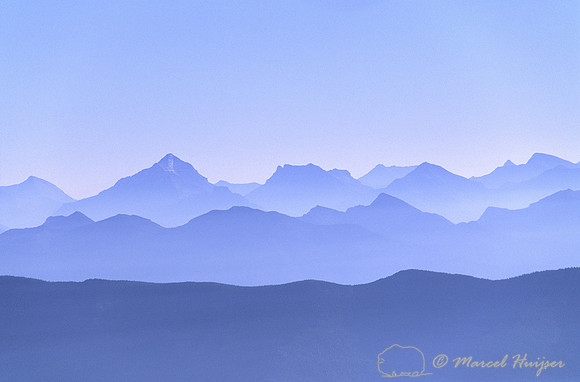 Blue mountain morning