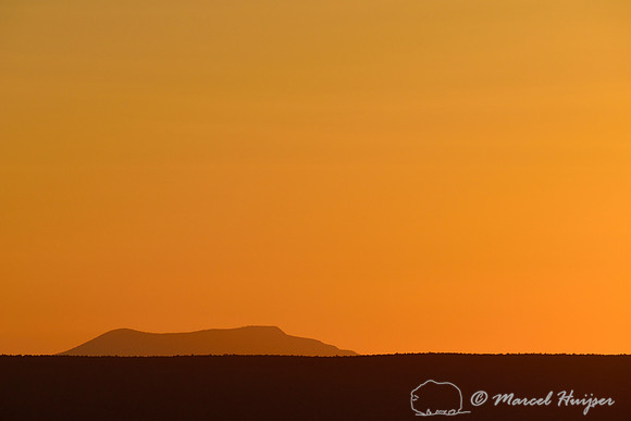 Ridges after sunset, Yavapai Point, South Rim, Grand Canyon National Park, Arizona, USA