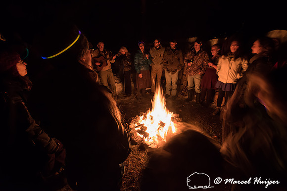 New Year's Eve, 31 December 2015, Swan Valley, Montana, USA