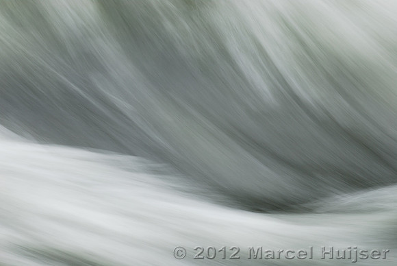 Abstract of waves in the Lochsa River during spring runoff, Idaho, USA