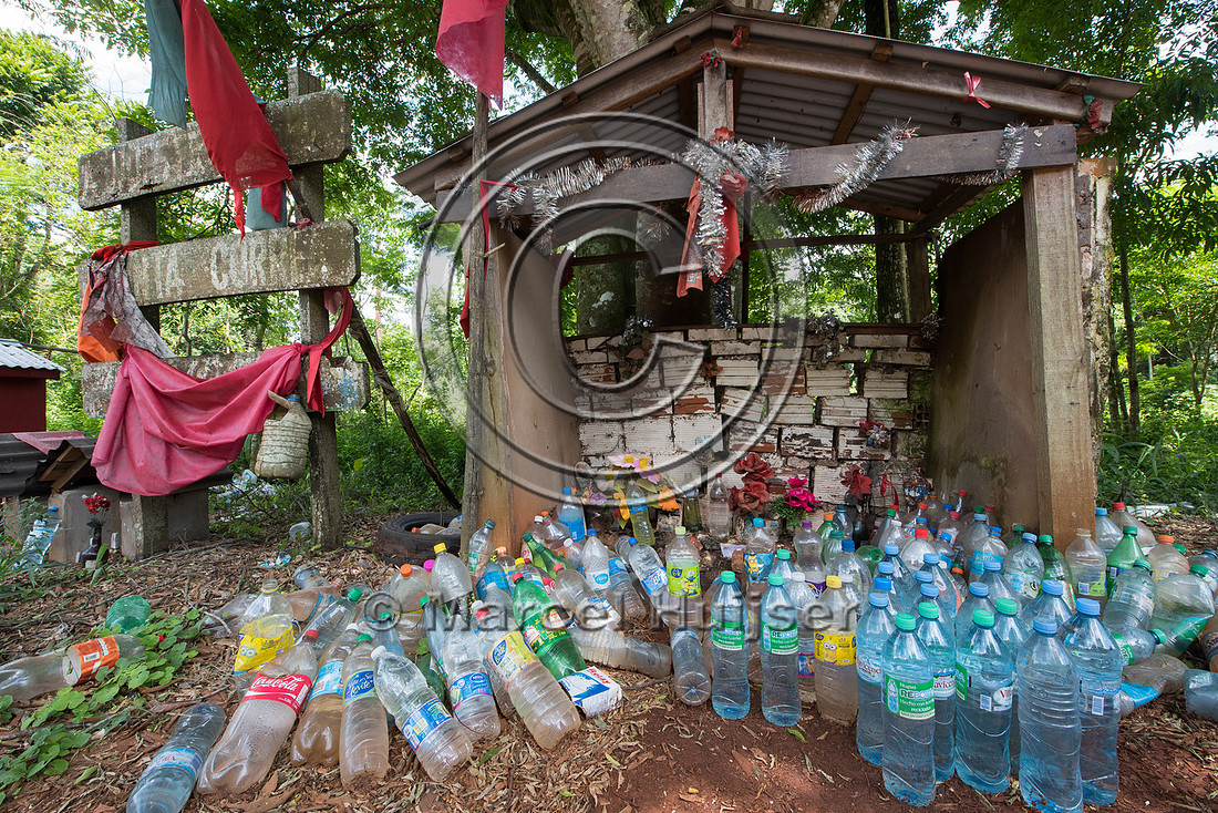 Roadside shrine, Puerto Iguazú, Misiones,Argentina
