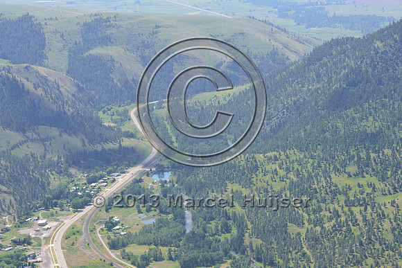Ravalli Curves canyon, US Hwy 93, Flathead Indian Reservation, Montana, USA