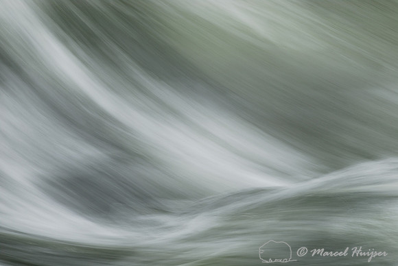 Abstract of waves in the Lochsa River during spring runoff, Idaho, USA