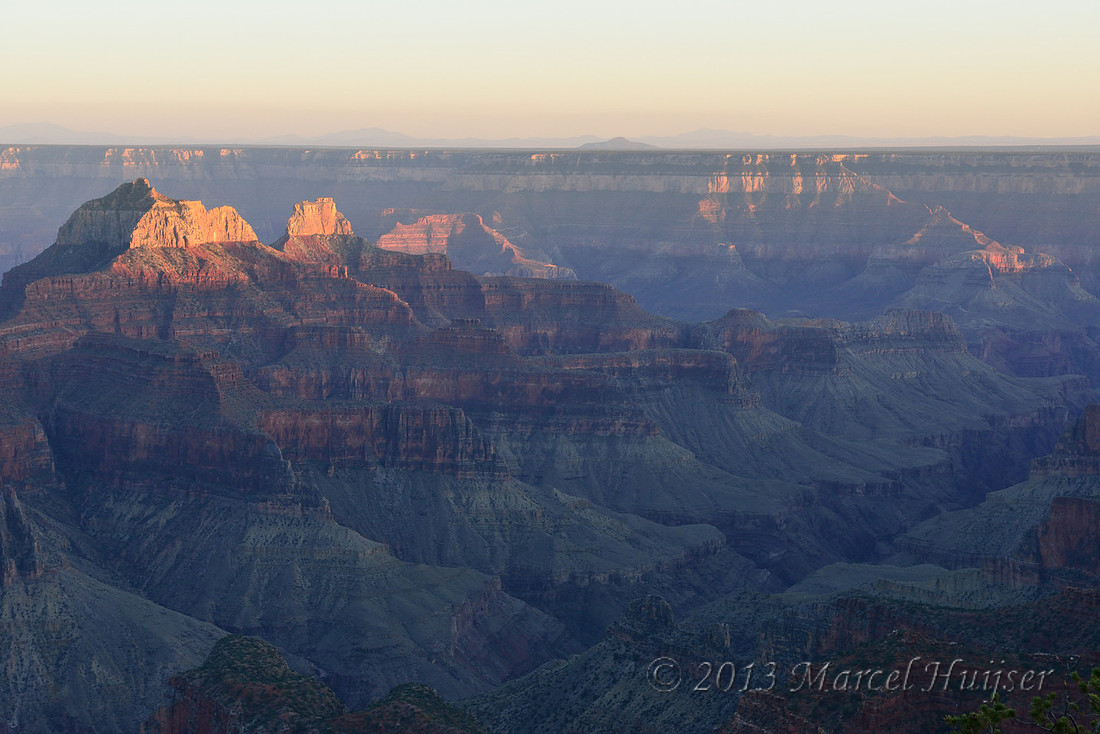 Southwest landscapes: Sunset at Bright Angel, Grand Canyon National Park, Arizona, USA