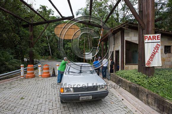 Entrance to the park, São Paulo, Brazil