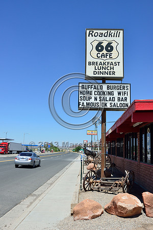 Roadkill cafe, route 66, Arizona, USA