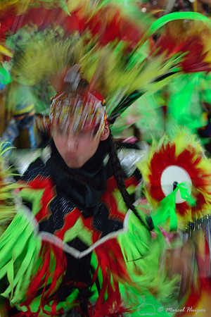 Fancy dancer, Arlee pow wow, Flathead Indian Reservation, Montana, USA