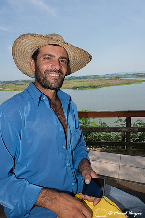 Evanildo, our birding guide, Tanquã, Rio Piracicaba, São Paulo