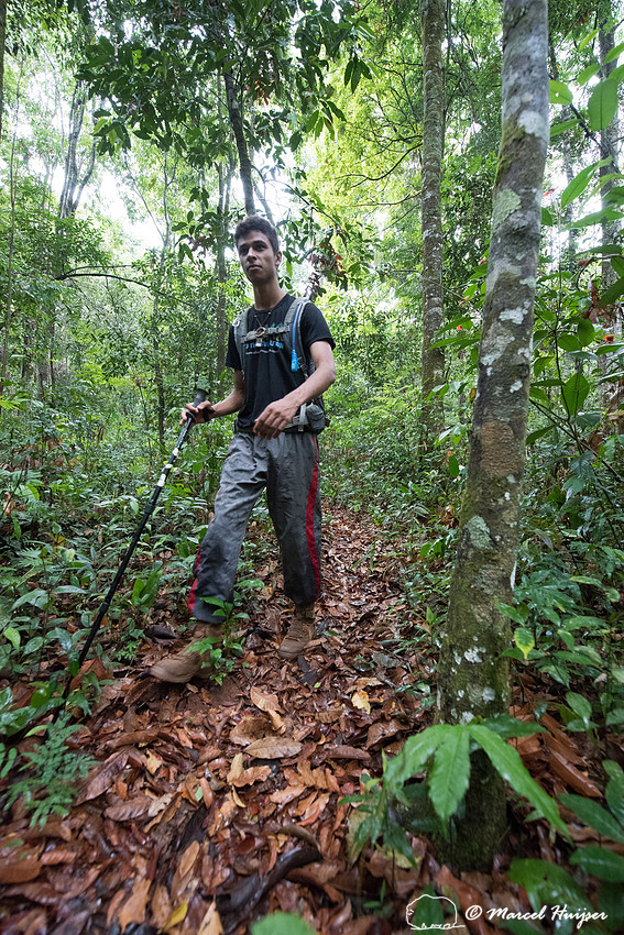 Joel Jesus Silva  (Adventure Services ) while hiking, Parque Nac