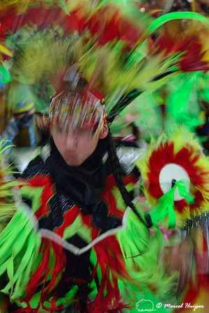 Fancy dancer, Arlee pow wow, Flathead Indian Reservation, Montana, USA