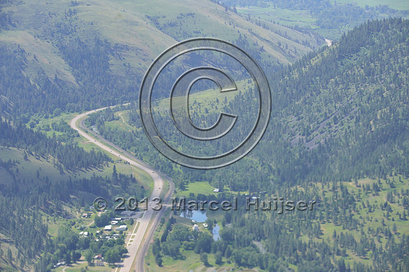 Ravalli Curves canyon, US Hwy 93, Flathead Indian Reservation, Montana, USA