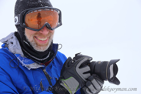 Marcel Huijser in Dovrefjell National Park, Norway