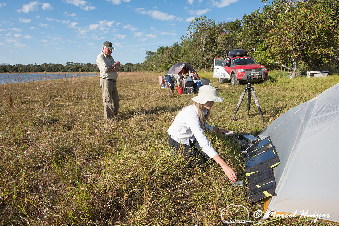 Our camp, Mitsubishi 4x4, L200 Triton Savana, on wildlife expedi