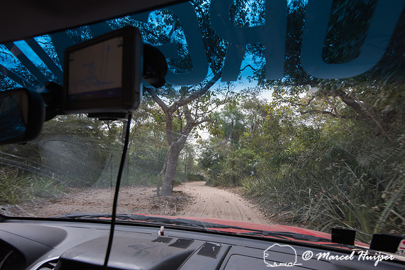 Mitsubishi 4x4, L200 Triton Savana, on wildlife expedition to th