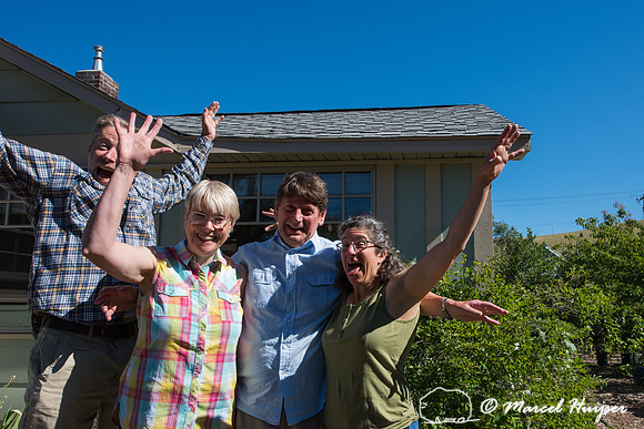 Nigel and Kati Reeve visit Marcel Huijser and Bethanie Walder, M