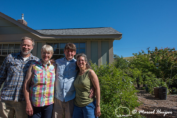 Nigel and Kati Reeve visit Marcel Huijser and Bethanie Walder, M