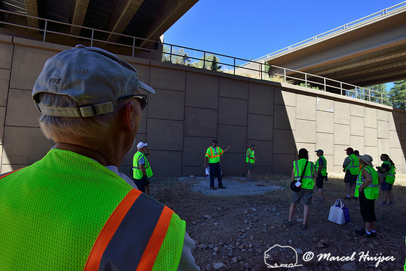 ICOET 2013 excursion, wildlife underpass Little Green Valley, SR 260, Payson, AZ, USA