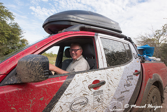 Peter Crawshaw drives the Mitsubishi 4x4, L200 Triton Savana, on