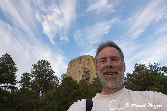 Marcel Huijser at Devils Tower National Monument, Wyoming, USA