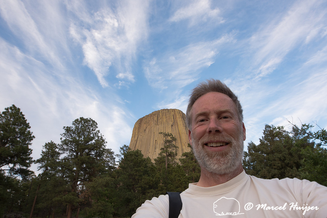 Marcel Huijser at Devils Tower National Monument, Wyoming, USA