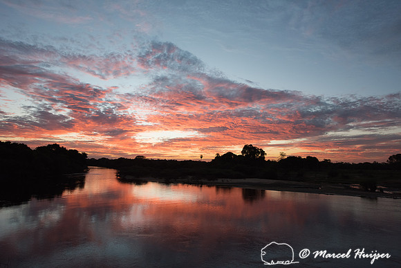 Sunset Rio Negro, Pantanal, Mato Grosso do Sul, Brazil